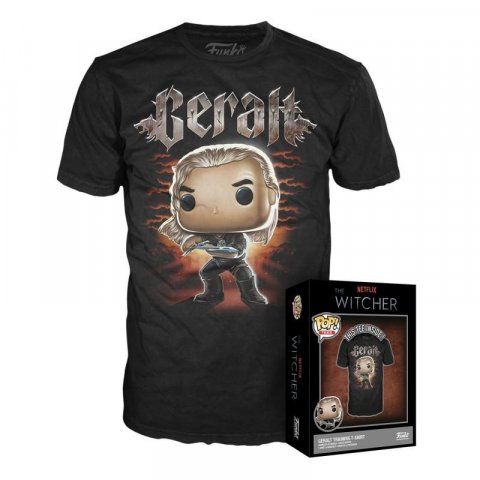 neuveden: Funko Tričko Boxed Tee: The Witcher - Geralt (velikost XL)