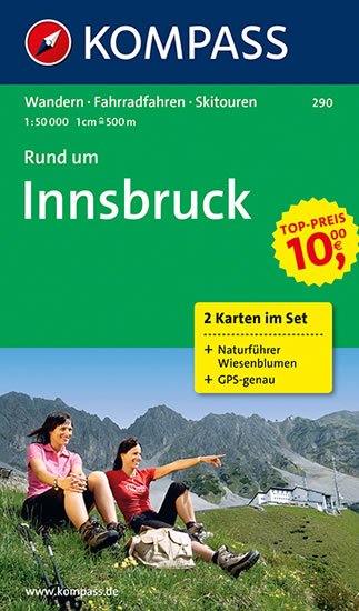 neuveden: Rund um Innsbruck 1:50T 290 Kompass