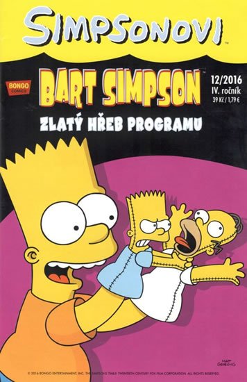 Groening Matt: Simpsonovi - Bart Simpson 12/2016 - Zlatý hřeb programu