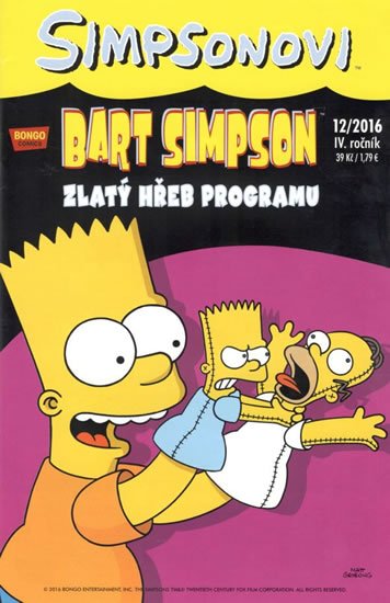 Groening Matt: Simpsonovi - Bart Simpson 12/2016 - Zlatý hřeb programu Groening Matt: Simpsonovi - Bart Simpson 12/2016 - Zlatý hřeb programu