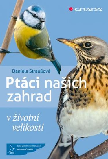 Straußová Daniela: Ptáci našich zahrad v životní velikosti Straußová Daniela: Ptáci našich zahrad v životní velikosti