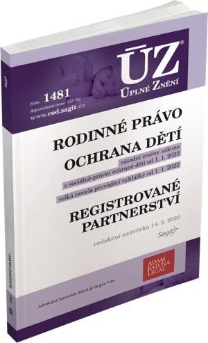 neuveden: ÚZ 1481 Rodinné právo, ochrana dítěte a rodiny, registrované partnerství po