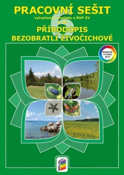 : Přírodopis 6, 2. díl - Bezobratlí živočichové (barevný pracovní sešit)