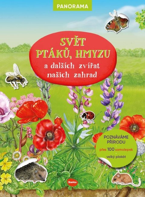 neuveden: Svět ptáků, hmyzu a dalších zvířat našich zahrad - Knížka s plakátem a samo