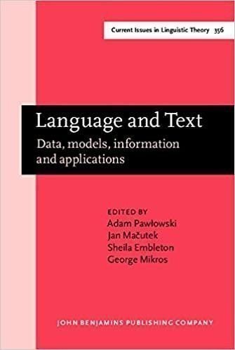 Pawlowski Adam: Language and Text : Data, models, information and applications