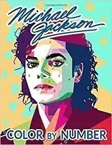 Various: Michael Jackson Color By Number: Amazing Color By Number Book With Unique I