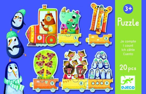 neuveden: Djeco Trio Puzzle Kolik nás je?
