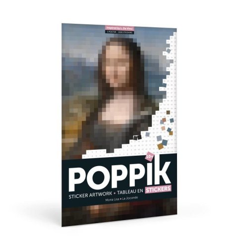 neuveden: Poppik Samolepkový plakát - DA VINCI (Mona Lisa)