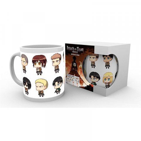 neuveden: Útok Titánů Hrnek keramický 320 ml - All Chimis (Attack on Titan)