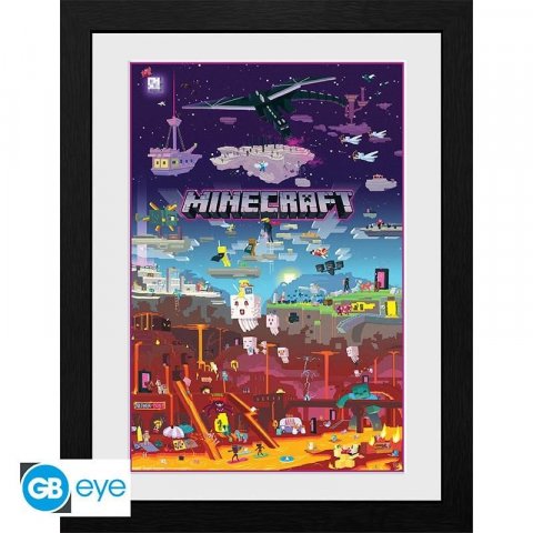 neuveden: Minecraft Zarámovaný plakát - World Beyond
