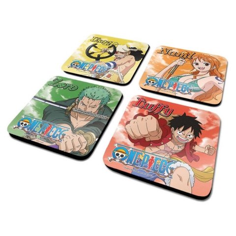 : One Piece set podtácků