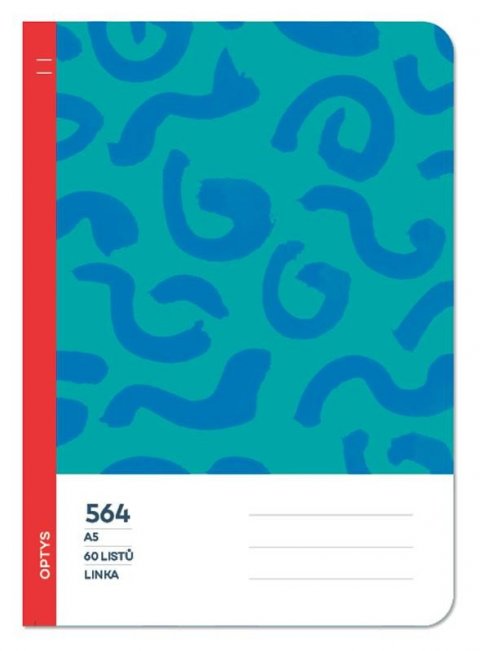 neuveden: Optys Školní sešit 564 bezdřevý linka - spirálky