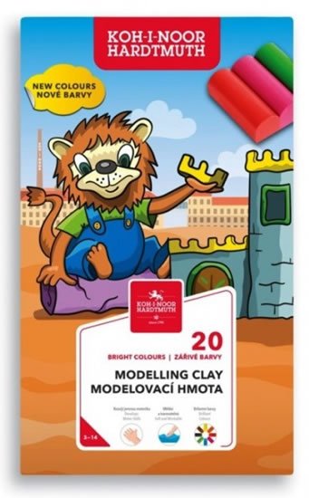 neuveden: Koh-i-noor modelovací hmota/modelína 20 ks neuveden: Koh-i-noor modelovací hmota/modelína 20 ks