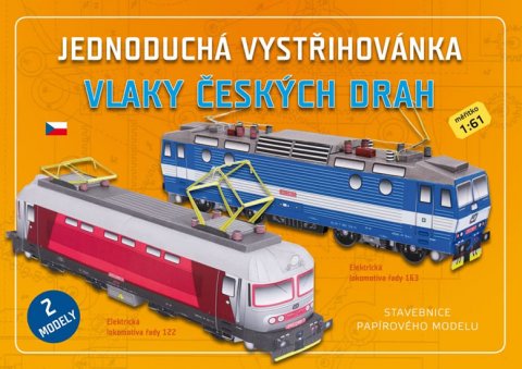 neuveden: Vlaky českých drah - Jednoduchá vystřihovánka neuveden: Vlaky českých drah - Jednoduchá vystřihovánka