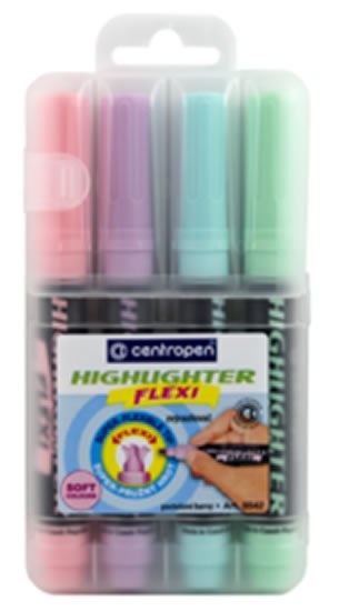neuveden: Centropen Zvýrazňovač 8542 flexi soft (4 ks) neuveden: Centropen Zvýrazňovač 8542 flexi soft (4 ks)