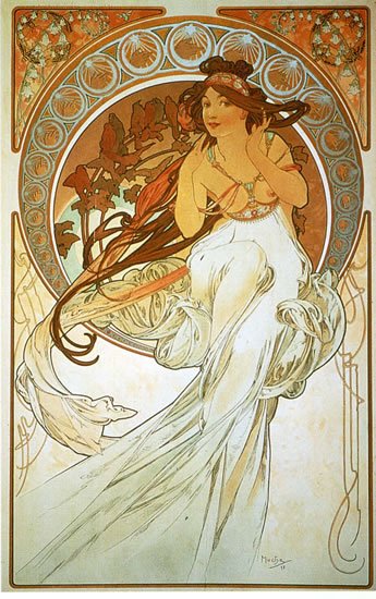 neuveden: Pohled Alfons Mucha – Music, krátký