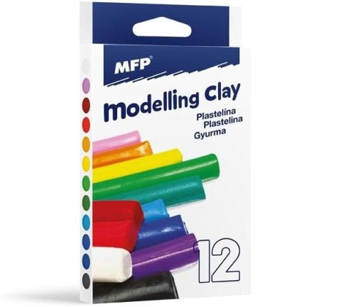 neuveden: Modelovací hmota - sada 12 ks