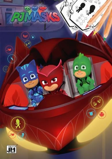 neuveden: PJ Masks - Omalovánky A4