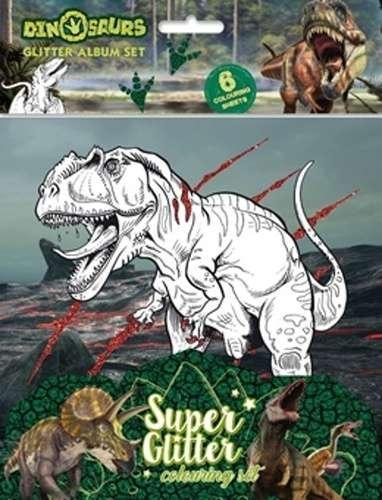 neuveden: Dinosauři - Třpytivé omalovánky