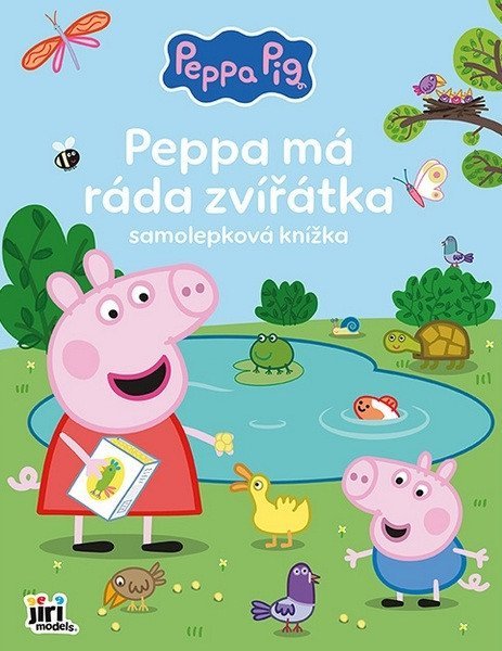 neuveden: Velká samolepková knížka Peppa má ráda zvířátka