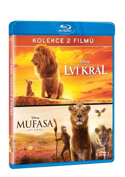neuveden: Lví král (2019) + Mufasa: Lví král kolekce 2 filmů 2BD