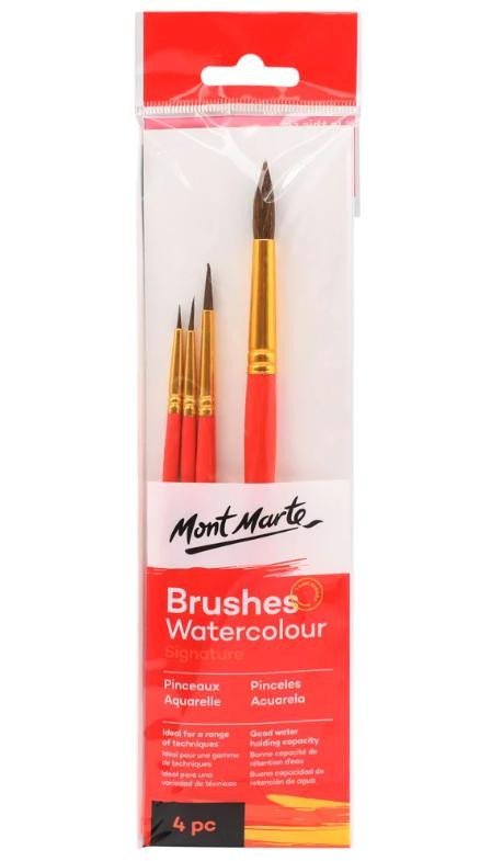 neuveden: Mont Marte Sada štětců 0029 PP obal, 4 ks