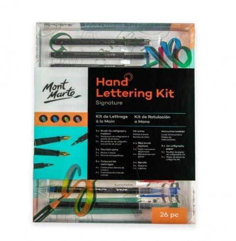 neuveden: Mont Marte Kaligrafická sada 0042 PP obal, 26 ks