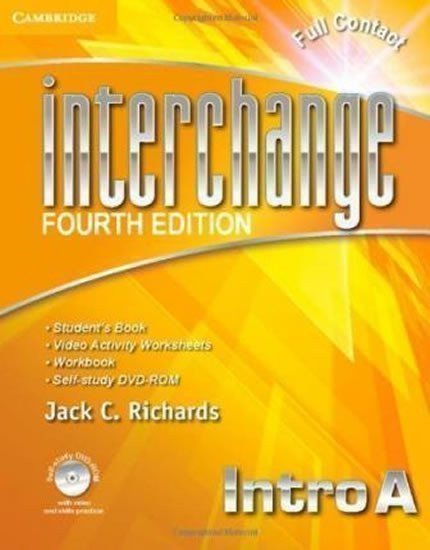 Richards Jack C.: Interchange Intro Full Contact A with Self-study DVD-ROM, 4th edition