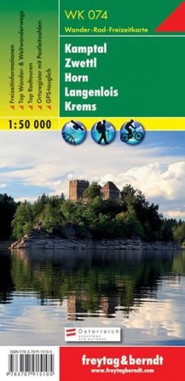 neuveden: WK 074 Kamptal, Zwettl, Horn 1:50 000 (WK 072) / turistická mapa neuveden: WK 074 Kamptal, Zwettl, Horn 1:50 000 (WK 072) / turistická mapa