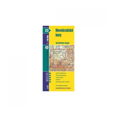neuveden: 1:100T (23)-Novohradské hory (turistická mapa)