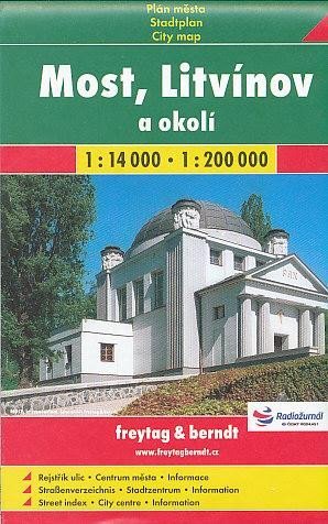 neuveden: Most, Litvínov mapy 1:12 000
