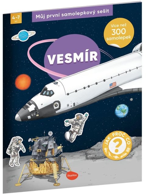 Kockmann Oliver: Můj první samolepkový sešit Vesmír