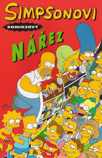 Groening Matt: Simpsonovi Komiksový nářez Groening Matt: Simpsonovi Komiksový nářez