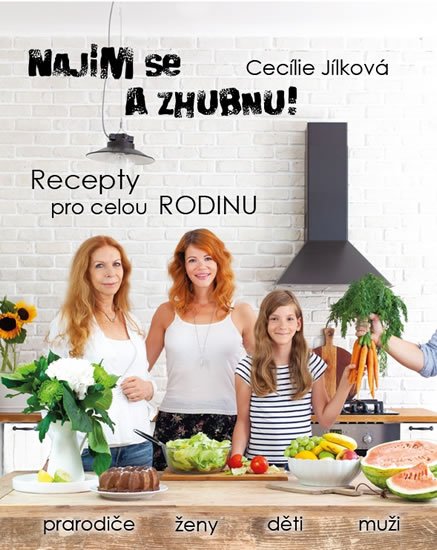 Jílková Cecílie: Najím se a zhubnu! - Recepty pro celou rodinu Jílková Cecílie: Najím se a zhubnu! - Recepty pro celou rodinu