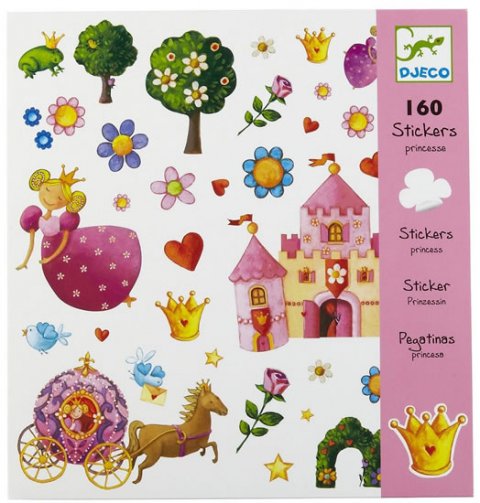 neuveden: Samolepky Djeco - Princezna