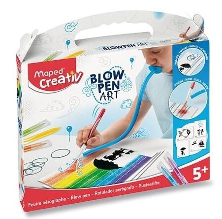 neuveden: Sada Maped Creativ Blowpen String´Art Foukací pero 6 barev
