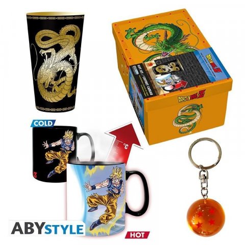 neuveden: Dragon Ball Dárková sada (Hrnek, sklenice, 3D klíčenka)