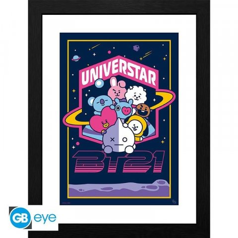 neuveden: BT21 Zarámovaný plakát - Universtar