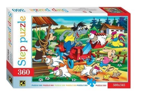 neuveden: Puzzle 360 Jen počkej, zajíci! - Pohroma na statku