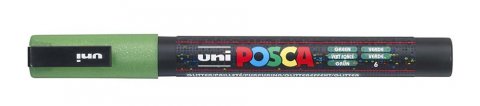 neuveden: POSCA akrylový popisovač - zelený 0,9 - 1,3 mm