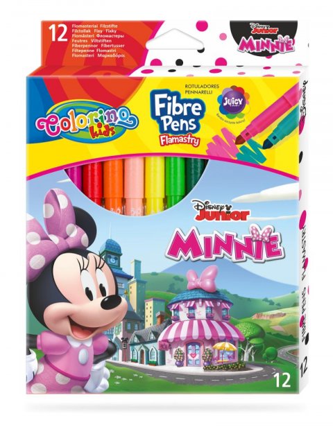 neuveden: Colorino Disney Junior Minnie - fixy 12 barev
