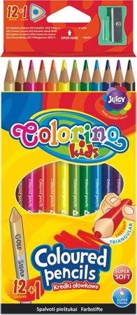 neuveden: Colorino Pastelky trojhranné s ořezávátkem 12 barev neuveden: Colorino Pastelky trojhranné s ořezávátkem 12 barev