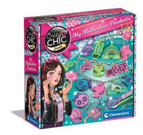 neuveden: Clementoni CRAZY CHIC Pestrobarevné přívěsky