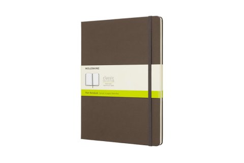 neuveden: Moleskine Zápisník hnědý XL, čistý, tvrdý neuveden: Moleskine Zápisník hnědý XL, čistý, tvrdý