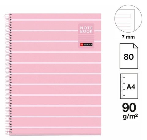 : Poznámkový blok Between the Lines NB-1, A4, 90g, karton, 80 listů, linka, P