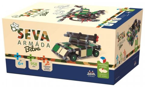 neuveden: Stavebnice SEVA - Armáda Bitva 958 ks