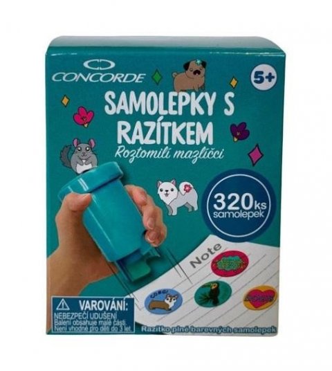 neuveden: Samolepky s razítkem CONCORDE - Roztomilí mazlíčci