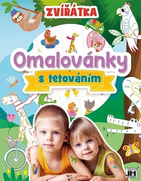 neuveden: Zvířátka - Omalovánky s tetováním