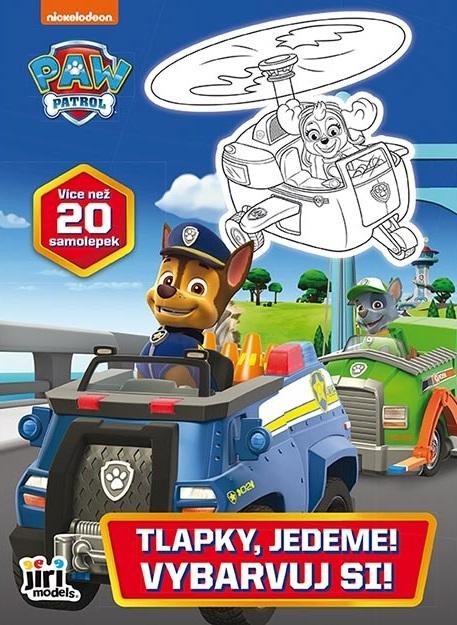 neuveden: Vybarvuj si! Tlapková patrola Tlapky, jedeme!