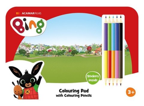 -: Bing - Kreslící set s pastelkami